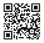 qr Black and white QR code displayed on a white background.