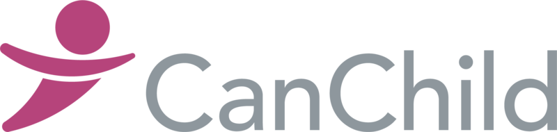 CanChild-logo-primary-transparent CanChild logo with a stylized pink human figure on the left and the word "CanChild" in gray text on the right.