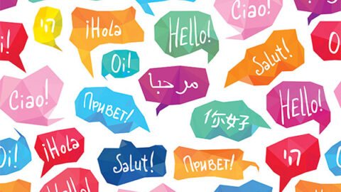 foreign-language-classes-pune Colorful speech bubbles with the word "Hello" written in various languages and scripts on a white background.