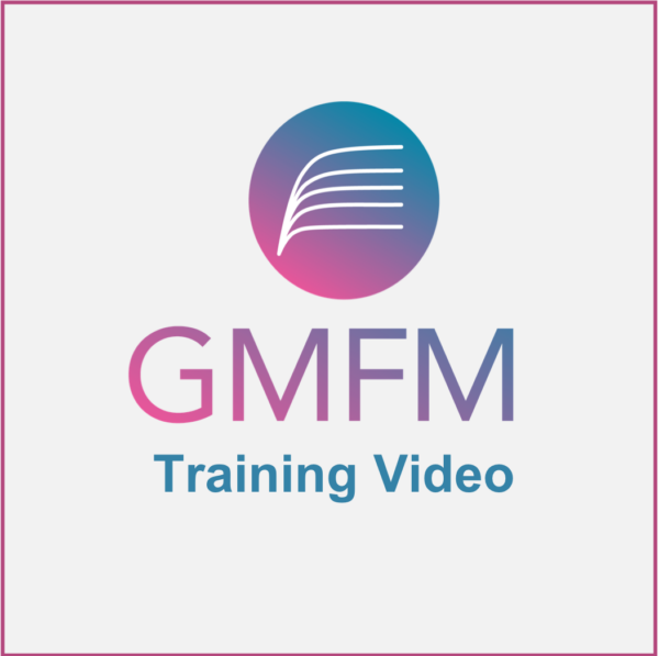Gross Motor Function Measure Training Video logo featuring a circular icon above the text "Gross Motor Function Measure Training Video" on a white background.