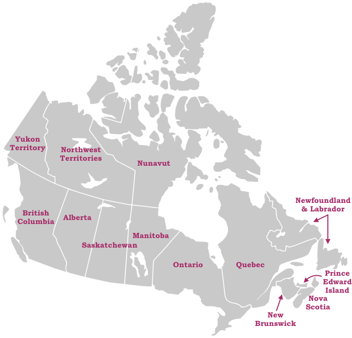 Map of Canada